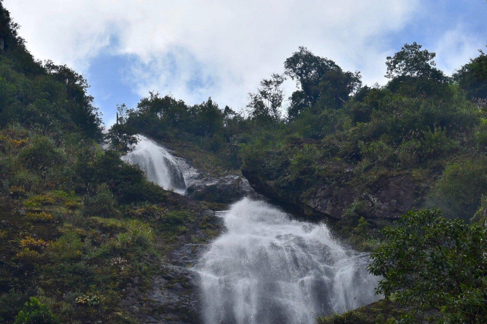 Cascading through layers of lush forest, Silver Waterfall unveils its raw power in the heart of Lao Cai’s highlands
